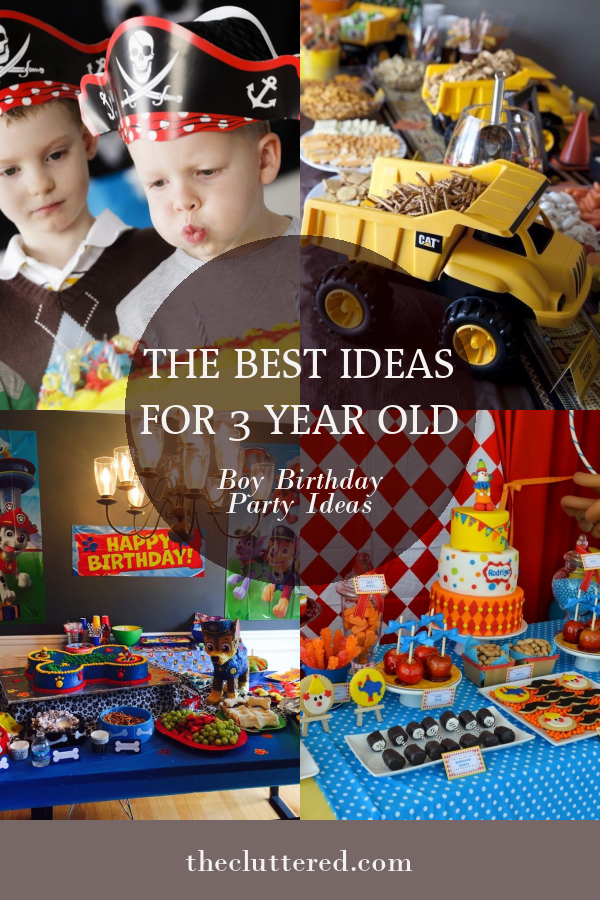 The Best Ideas For 3 Year Old Boy Birthday Party Ideas Home Family 